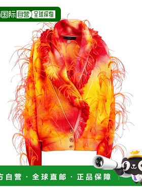 1h可退 香港直邮潮奢 Alanui 女士 针织开衫 red红色 舒适时尚