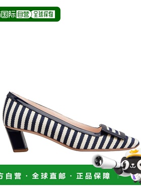 香港直邮Roger Vivier Belle Vivier 帆布高跟鞋 RVW00636120UEC