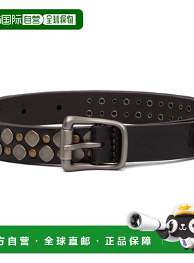 1h可退 香港直邮Lemaire 男士 棕色 Rio Studs 20 腰带 BE0006LL0