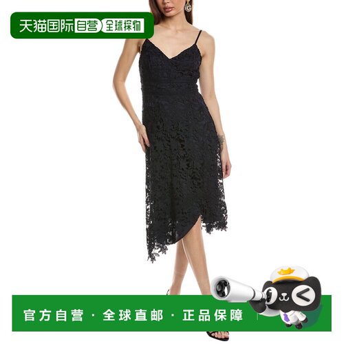 自营Eliza J Lace A-Line Dress - Blue 连衣裙美国直发奥莱