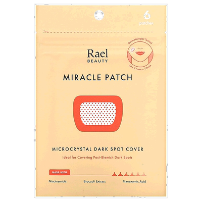 香港直邮Rael, Inc.,Beauty，奇迹贴片，6 片海藻积雪草谷胱甘肽