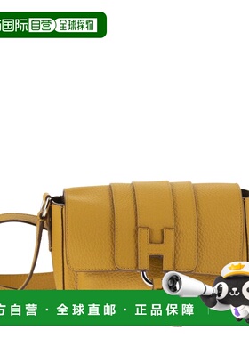 1h可退 香港直邮Hogan 女士 时尚翻盖包 KBW01XI0100TH1 yellow黄