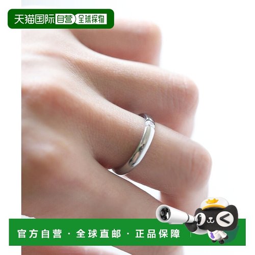 日本直邮florge 一粒锆石钻石不锈钢戒指 20号 [FL8218DW05427]