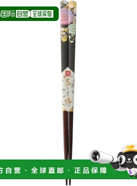 【日本直邮】Kawai Yoshimine 筷子 光面 黑色 尺寸：约W23cm 121