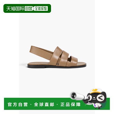 1h可退 香港直邮VINCE 女士 Mazie 皮质凉鞋 J4925L1250SANDSHELL