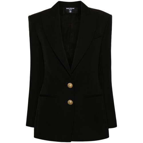 BALMAIN 女士外套 CF1SE055 CO 黑色