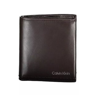 皮革男士 Calvin Klein 棕色 钱包 美国奥莱 直发
