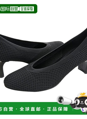 自营 Vaneli Darrie Pumps女式黑色弹性针织防滑块跟JOBB1958-黑