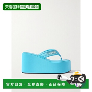 1h可退 香港直邮Coperni 女士 Webbing 坡跟人字拖 COPSH09464TUR