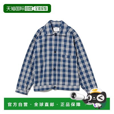 1h可退 日本直邮WAREHOUSE & CO. 男装 1900年代复古风靛蓝白格纹