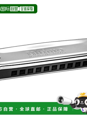 日本直邮TOMBO通宝10孔复音C调男女自学入门口琴Ultimo 1810