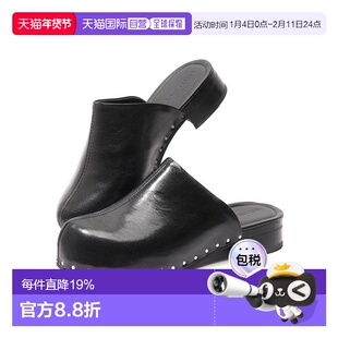 韩国直邮OUR LEGACY NAOTO CLOG 黑色柔软牛皮 (A2257NCB) 骡子