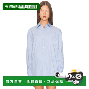 1h可退 香港直邮SPORTY & RICH 女士 宽松款系扣上衣 SI006602302