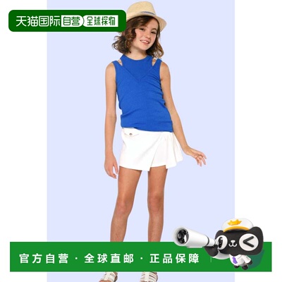 自营hannah banana小女孩Tween Razorback衬衫背心-橙色 美国奥莱