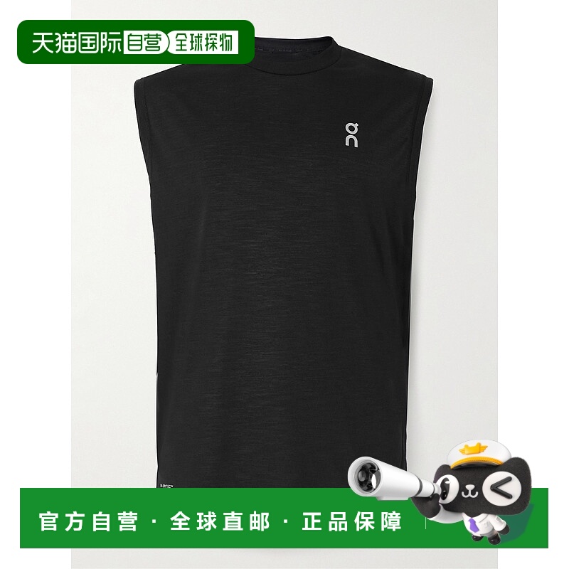 香港直邮1h可退 On 男士 Recycled-Shell 徽标印花背心上衣 1MF11