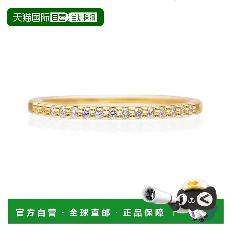 1h可退 日本直邮Canal 4℃ 女士K10黄金钻石戒指 精致直线设计 半,饰品/流行首饰/时尚饰品新,戒指/指环,淘宝优惠券,粉丝福利购,淘宝优惠卷