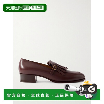 香港直邮LoroPiana诺悠翩雅Pennan女士乐福鞋高跟鞋单鞋一脚蹬