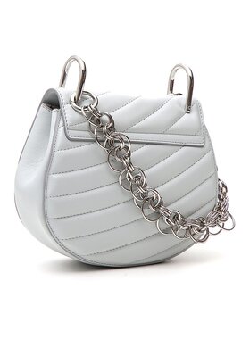 CHLOÉ 女士斜挎包 C18US107A0801N SS2021 白色 绗缝小猪包