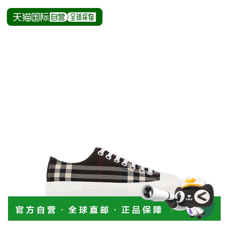 1h可退 香港直邮Burberry 巴宝莉 女士 CAVAS 刺绣运动鞋 8114116