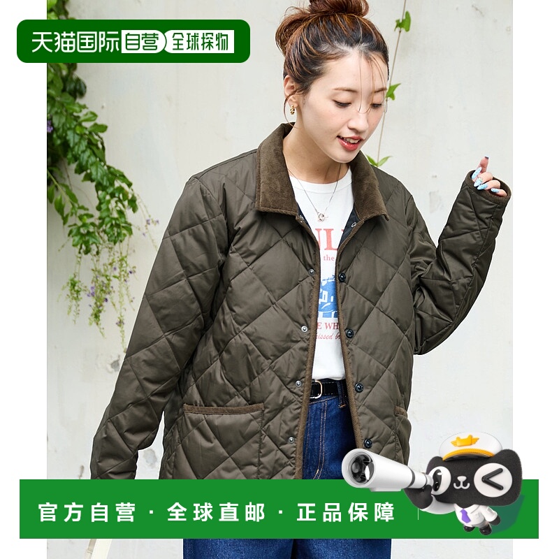1h可退 日本直邮TAION 女士 800FP高质羽绒 内胆式派克棉服 半拉