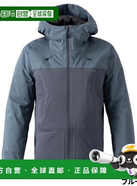 日本直邮Shimano 隔热雨衣2XL 码蓝灰色RB-034W