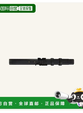 1h可退 香港直邮Courreges 女士 AC 25MM 皮革皮带 125ACE020CR00