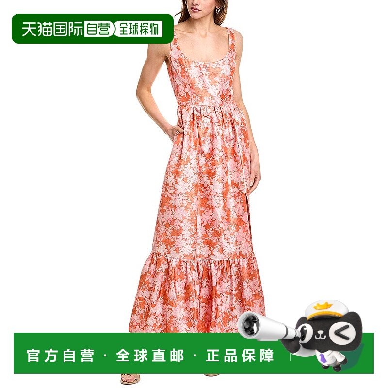 自营 Hutch Beanie Maxi连衣裙-橙色 美国奥莱直发长裙