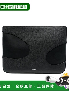 香港直邮Salvatore Ferragamo 镂空细节徽标手拿包 241361