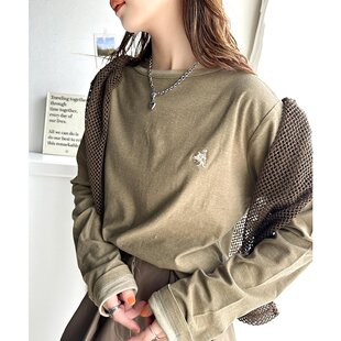 Classical Elf 女士复古风刺绣长袖T恤 ce1260203