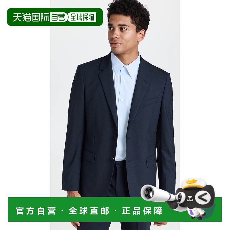 1h可退 香港直邮THEORY 希尔瑞 男士 Chambers 弹性羊毛外套