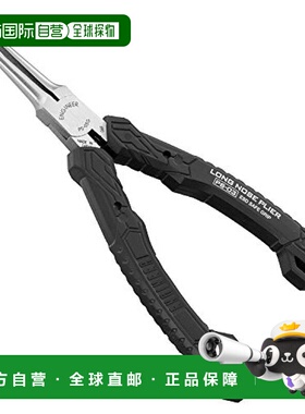 【日本直邮】Engineer五金工具迷你细长钳防静电黑色握感舒适