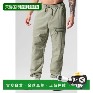yoga 纯色系带直筒运动长裤 TAKEAWAY PANT 男 TRACK 香港直邮alo