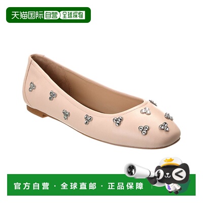 自营Stuart Weitzman Tammy Leather Ballet Flat - pink 美国奥