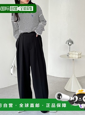 日本直邮GeeRA 全季节可用宽松阔腿双褶长裤 R04609EW13291 长裤