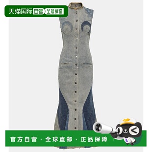 1h可退 香港直邮Marine Serre 女士 Moon 全牛仔长款连衣裙 00371