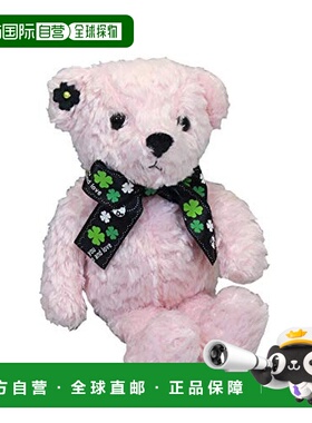 【日本直邮】Shinada 带来幸福的熊Chic SS 粉 毛绒玩具 HBCP-015