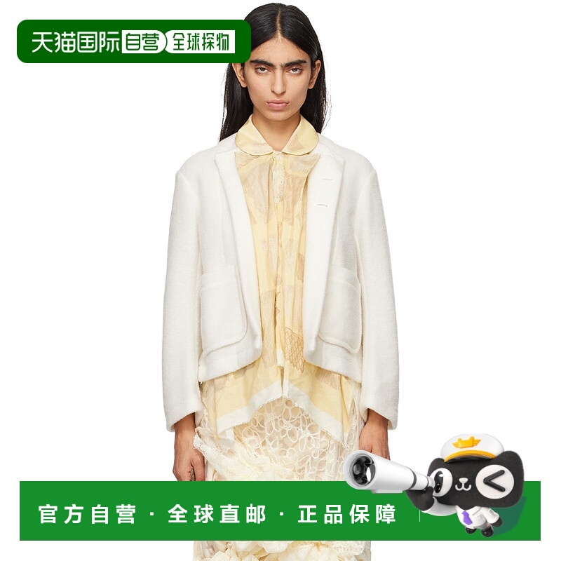 1h可退 香港直邮潮奢 tao 女士 灰白色 Lawn Print 夹克 TNJ00405