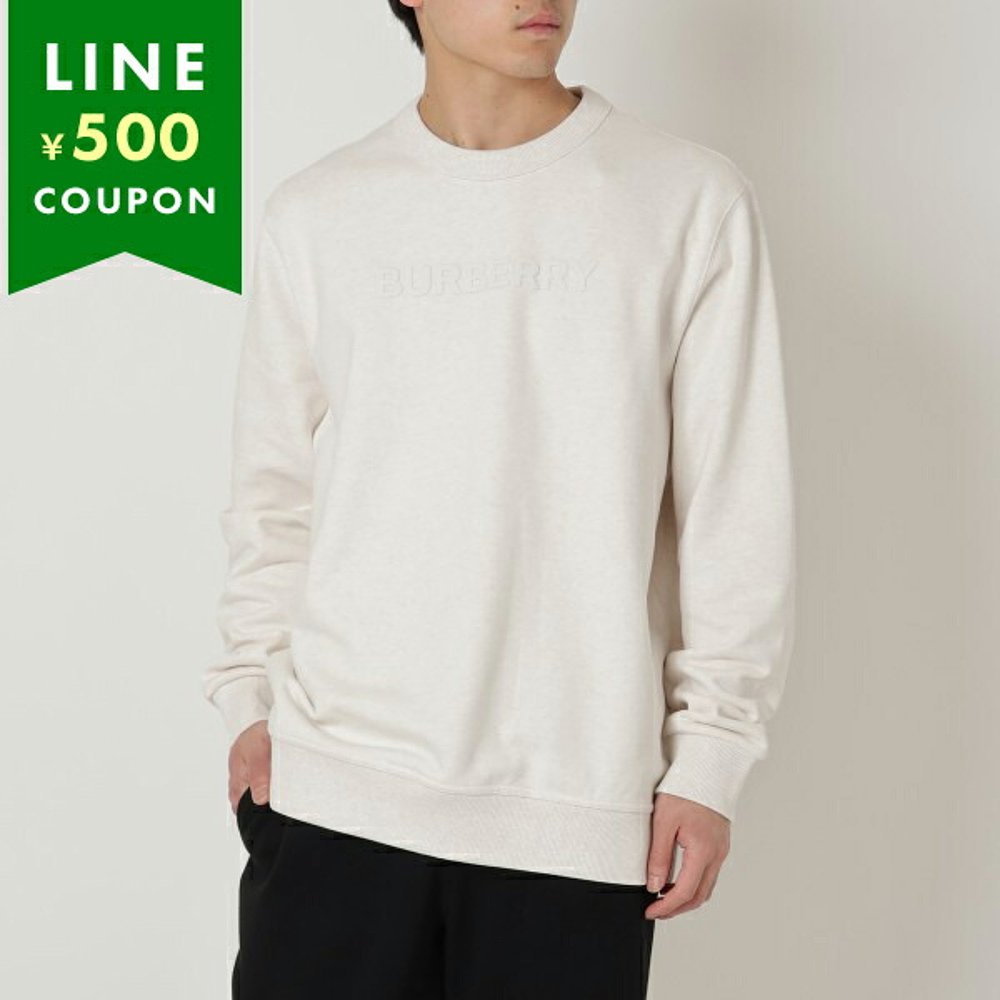 日本直邮Burberry Sweat 米色男士 BURBERRY 8068710 A4187