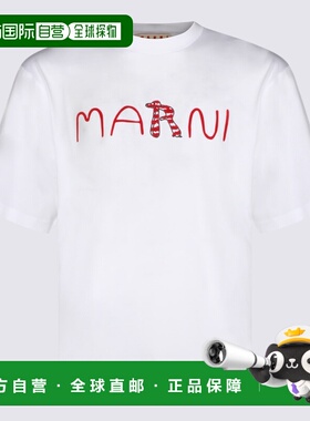 香港直邮MARNI 男士T恤 HUMU0223S2USCY86LOW01 SS2026 白色