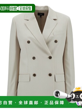 1h可退 香港直邮THEORY 希尔瑞 女士 夹克 N1106113B13 beige米色