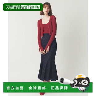 1h可退 日本直邮DEICY 女士小樱桃刺绣A字中长裙 17020163199