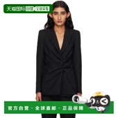 香港直邮潮奢 女士 mcqueen 1h可退 亚历山大 麦昆 黑色 Twisted