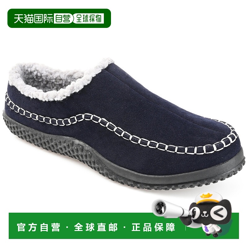 自营 Vance Co. Godwin 莫卡辛木屐拖鞋 - 蓝色 美国奥莱直发