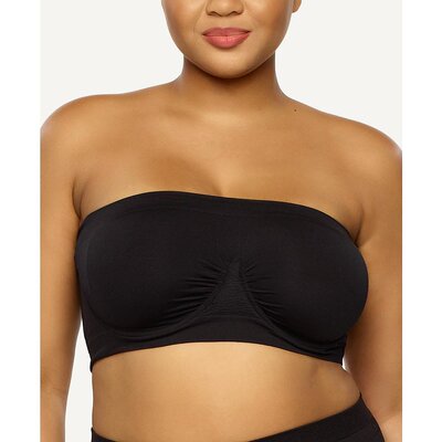 美国直邮Paramour 大码身体光滑无缝钢圈抹胸文胸