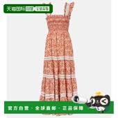 女士 Aubrie 花朵棉质中长罩衫 香港直邮RIXO 式 背带裙连衣裙