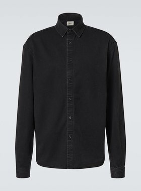 Saint Laurent 圣罗兰 男士 Cassandre 牛仔布衬衫 001124