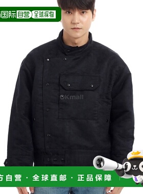 韩国直邮Engineered Garments 机车夹克 A - 黑色涤纶仿麂皮 (24F