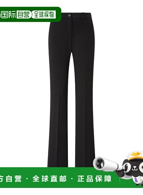 香港直邮PINKO 女士休闲裤 105706A2R9Z99 AW2025 黑色 腰带环休