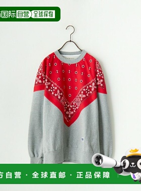 1h可退 日本直邮ILL ONE EIGHTY 女士复古拼接设计卫衣 ILL241-11