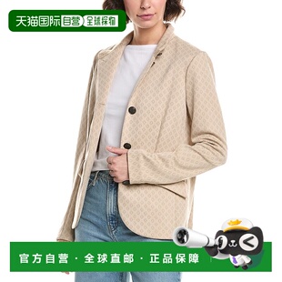 米色 bone碎骨Sadie提花运动夹克 美国奥莱直发 自营rag